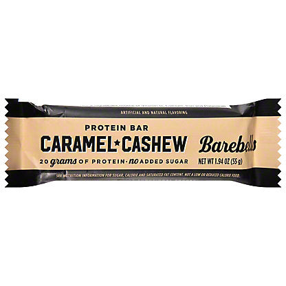 Barebells Caramel Cashew Protein Bar, 20g Protein, 1.90 oz