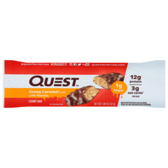 Quest Gooey Caramel with Peanuts Candy Bar, 1.84 oz