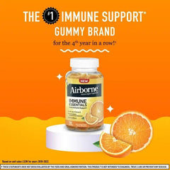 Airborne Immune Essentials, Vitamin C Immune Support Gummies, Orange Flavor, 132 Count - BargainBoxed.com