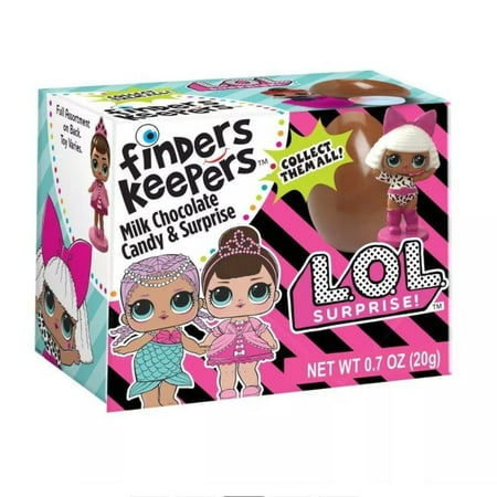 L.O.L Surprise Finders Keepers Milk Chocolate Candy & Surprise .7 oz. - 6 Count