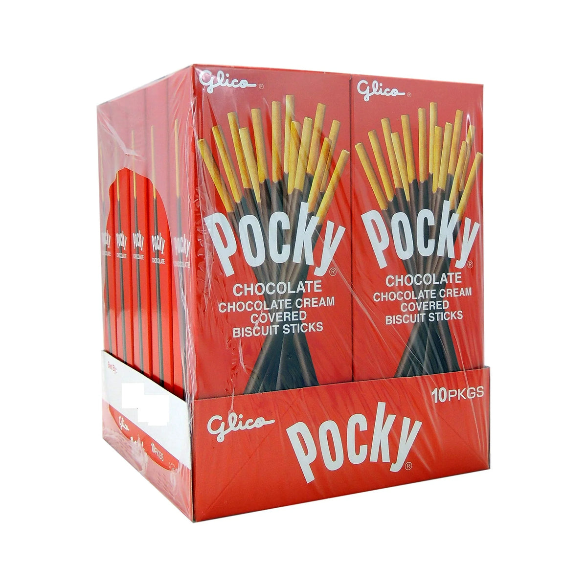 Pocky Chocolate Covered Biscuit Stick, Pack of 10, 1.4 oz per pack