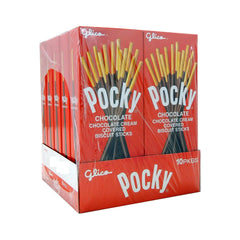 Pocky Chocolate Covered Biscuit Stick, Pack of 10, 1.4 oz per pack