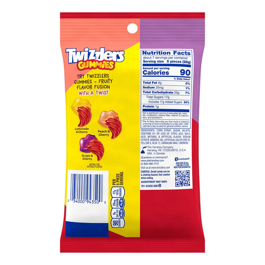 Twizzlers Original Flavors Gummy Candy, 7 oz