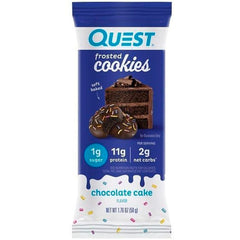 Quest Chocolate Cake Flavor Frosted Cookies, Twin Pack, 1.76 oz