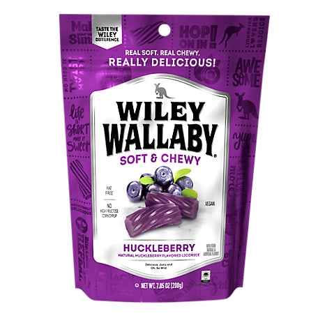 Wiley Wallaby Huckleberry Licorice, 7.05 oz