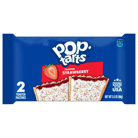 2 Pack Pop-Tarts GO Frosted Strawberry Toaster Pastries, 3.3 oz