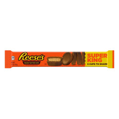 Reese's Milk Chocolate Super King Size Peanut Butter Cups Candy, Pack Of 6 Cups 4.2 oz