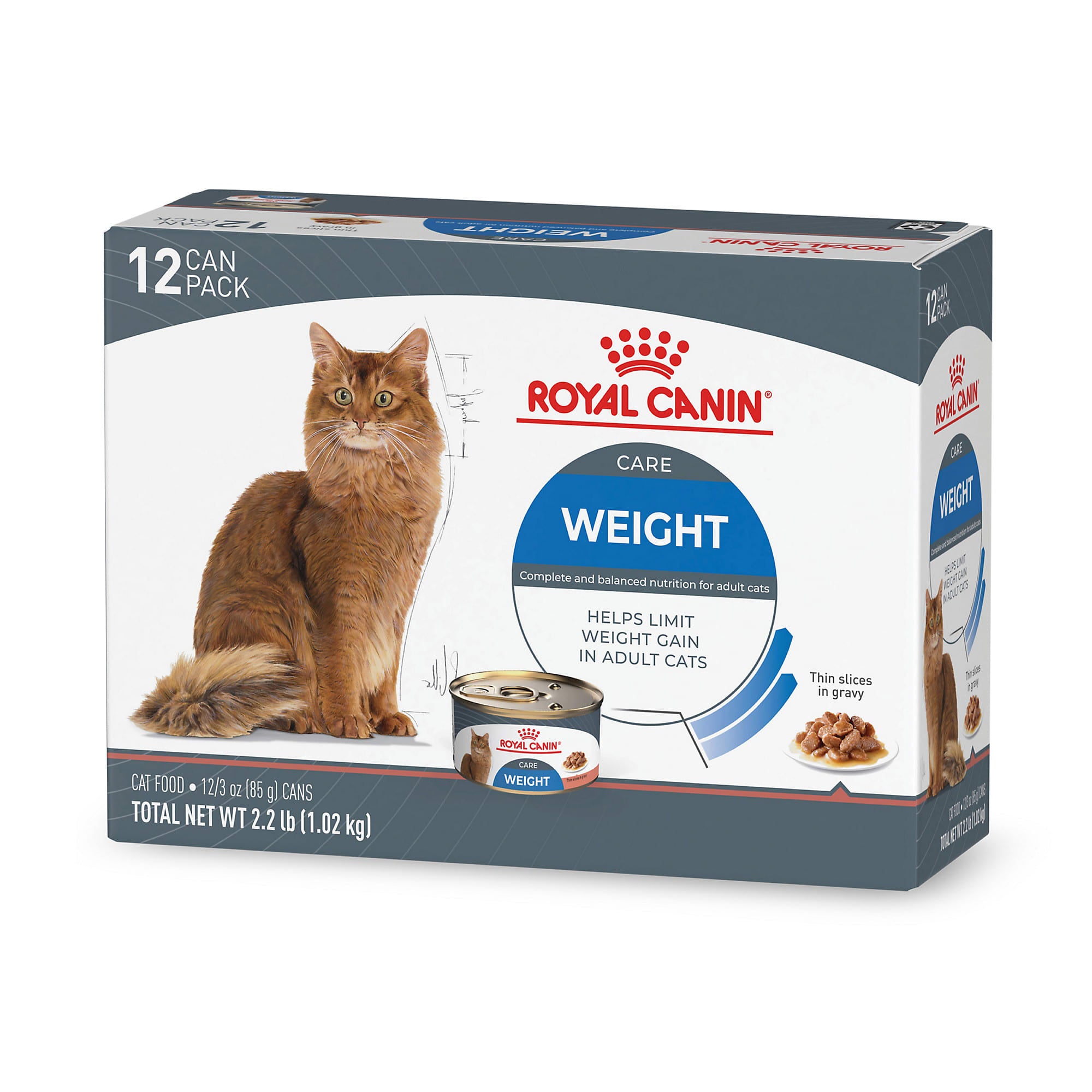 Royal Canin Feline Weight Care Nutrition Ultra Light Canned Cat Food - Case of 12 Cans