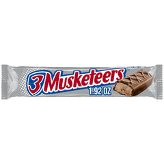 3 Musketeers Candy Milk Chocolate Bar, Full Size, 1.92 oz