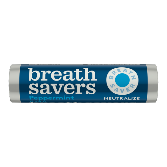 BREATH SAVERS Peppermint Sugar Free Mints, 0.75 Roll