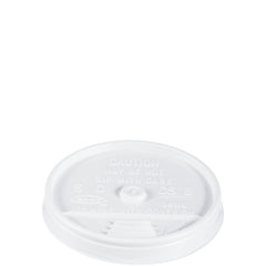 Dart 16UL White Sip Thru Lid (Case of 1000)