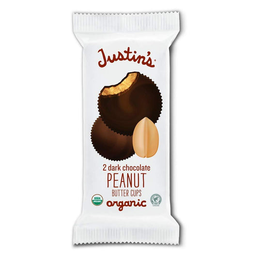 Justin's Organic Dark Chocolate Peanut Butter Cups, 1.4 Ounce