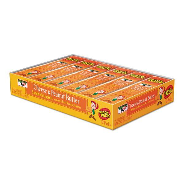 Keebler Cheese and Peanut Butter Sandwich Crackers, 21.6 oz, 12 Count - BargainBoxed.com