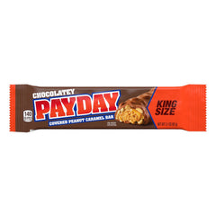 Payday Chocolatey Peanut Caramel King Size Candy, Bar 3.1 oz