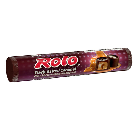 Rolo Dark Chocolate Salted Caramel Candy Rolls, 1.7 oz