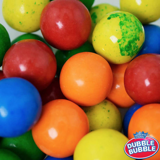 Dubble Bubble Gumball Tubes in Assorted Fruit Flavors, 12 Gumballs