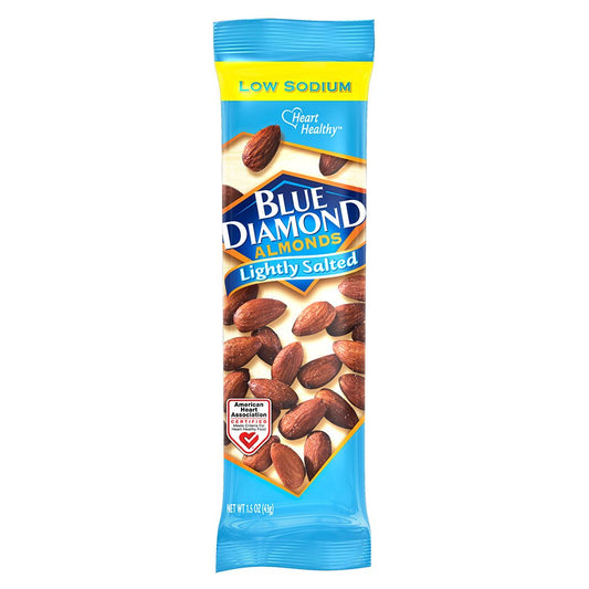 Blue Diamond Almonds Lightly Salted, Low Sodium, 1.5 oz