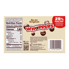 Whoppers Malted Milk Balls Candy, 5 oz Box