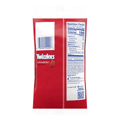 TWIZZLERS Twists Strawberry Licorice Candy Bag, 7 oz