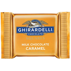 Ghirardelli Milk Chocolate Caramel Square, Single Square, 15 Grams