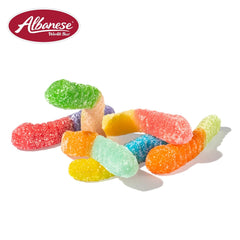 Albanese World's Best Sour Gummi Worms, 12 Flavors, 7 oz Bag