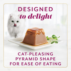 Fancy Feast Gems Pate Cat Food Mousse with Beef and a Halo of Savory Gravy - (Pack of 8) 4 oz. Boxes