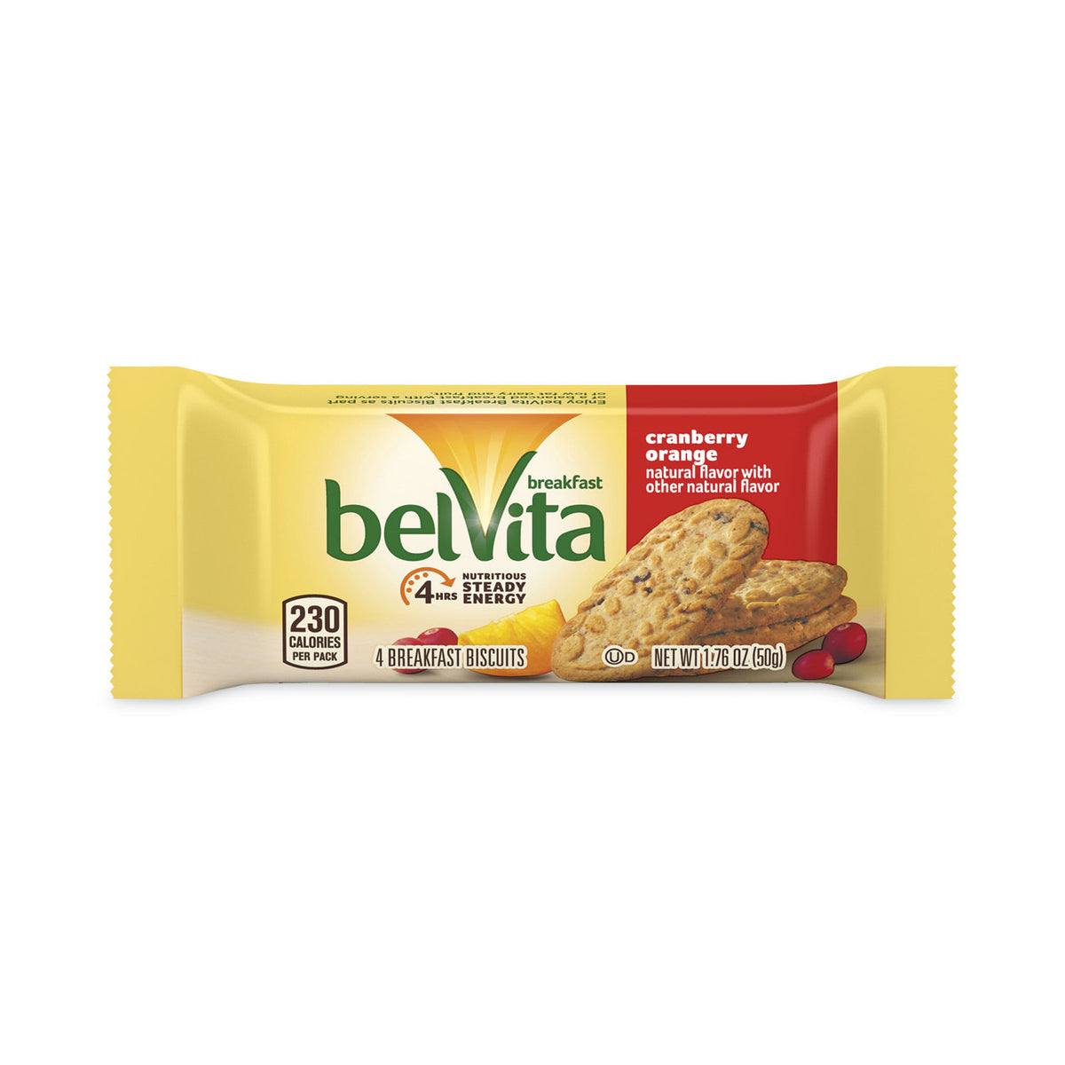 BelVita Cranberry Orange Crunchy Breakfast Biscuits, 1.76 oz