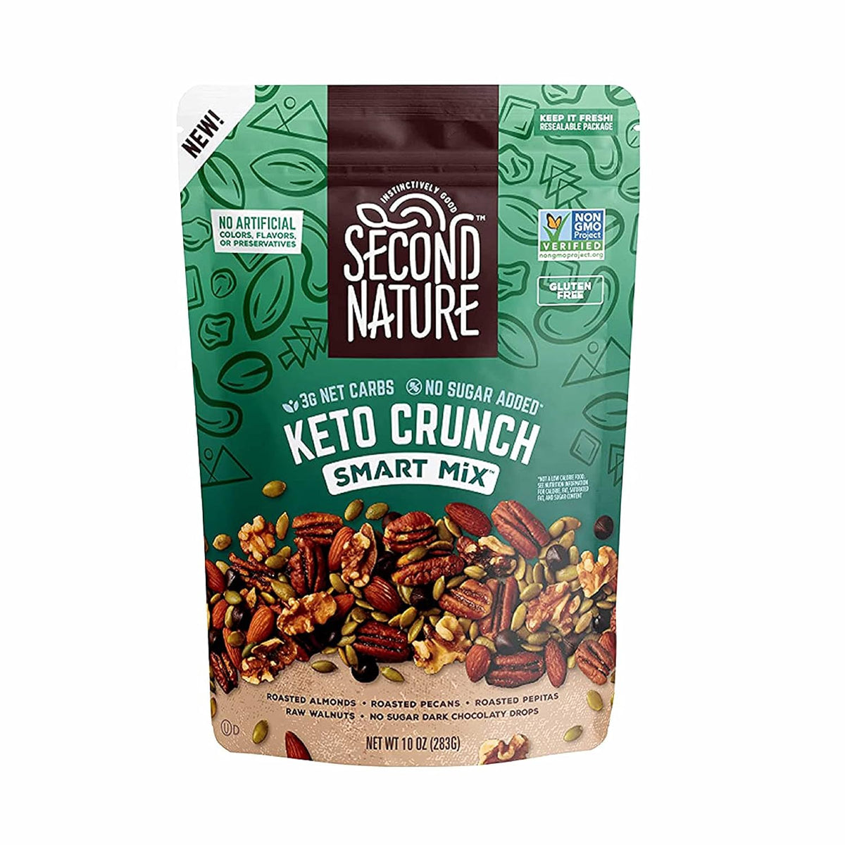 Second Nature Keto Crunch Smart Snack Mix, 10 oz