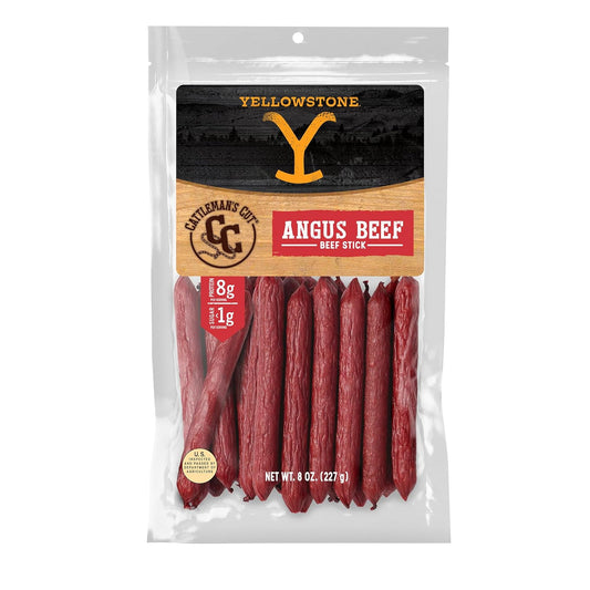 Yellowstone by Cattleman's Cut Angus Beef Sticks, 8 Ounce