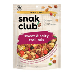 Snak Club Sweet & Salty Trail Mix, Family Size, 14 Ounce