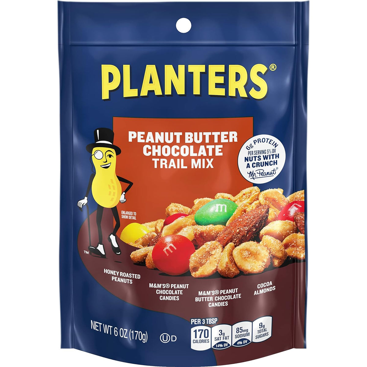 Planters Peanut Butter Chocolate Trail Mix, 6 oz