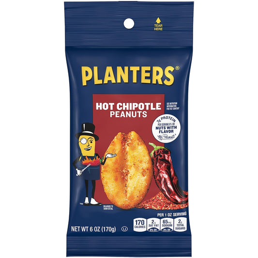 Planters Hot Chipotle Peanuts, 6 oz