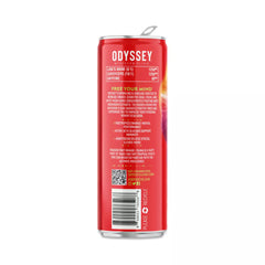 Odyssey Elixir, Sparkling Mushroom Elixir, Passion Fruit, Orange & Guava Beverage, 12 oz Can