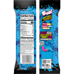 Trolli Sour Brite Crawlers Gummy Worms Candy, Fruit Flavored, 7.2 oz Bag