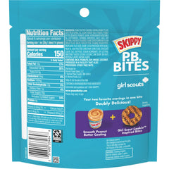 SKIPPY PB Bites Girl Scout Coconut Caramel Snack, 5.5 oz  Resealable Pouch