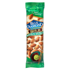 Blue Diamond Almonds Bold Wasabi & Soy Sauce Almonds, 1.5 Oz