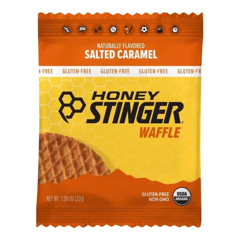 Honey Stinger Organic Gluten Free Salted Caramel Waffle, 1.06 oz