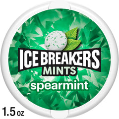 Ice Breakers Spearmint Sugar Free Mints, 1.5 oz