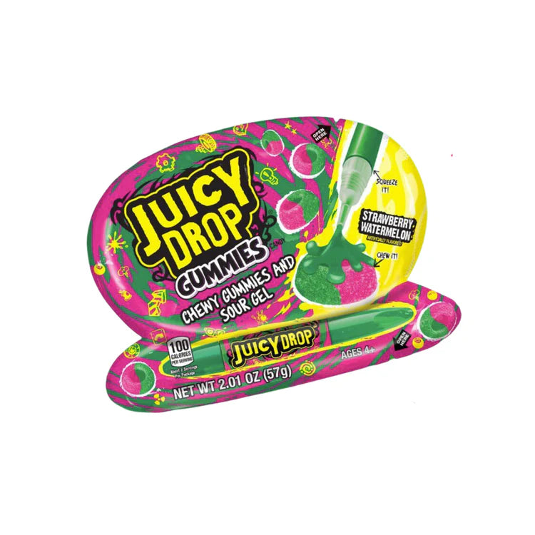 Juicy Drop Gummies Strawberry Watermelon Blast, 2.01 oz