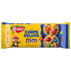 Keebler Chips Deluxe Cookies Made with M&M’s, Chocolate Chip Cookies, 9.75 oz