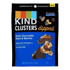 Kind Dipped Clusters Dark Chocolate Nuts and Berries 4 oz - BargainBoxed.com