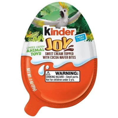 Kinder Joy Egg, Animal Toy, limited Edition, .7 oz