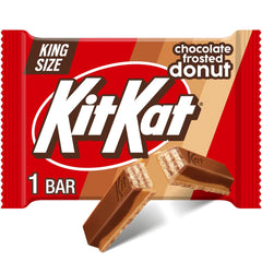 Kit Kat Chocolate Frosted Donut Flavored King Size Candy Bar, 3 oz