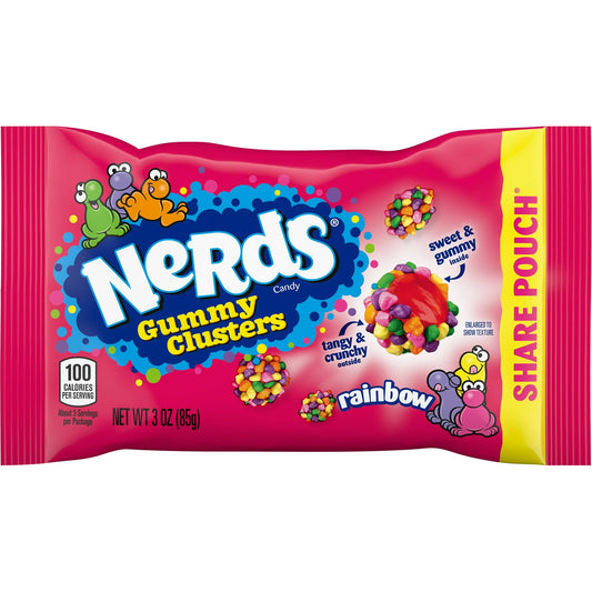 Nerds Gummy Clusters Rainbow 3 Oz