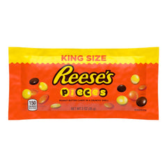 Reese's Pieces Peanut Butter In a Crunchy Shell King Size Candy, Bag 3 oz