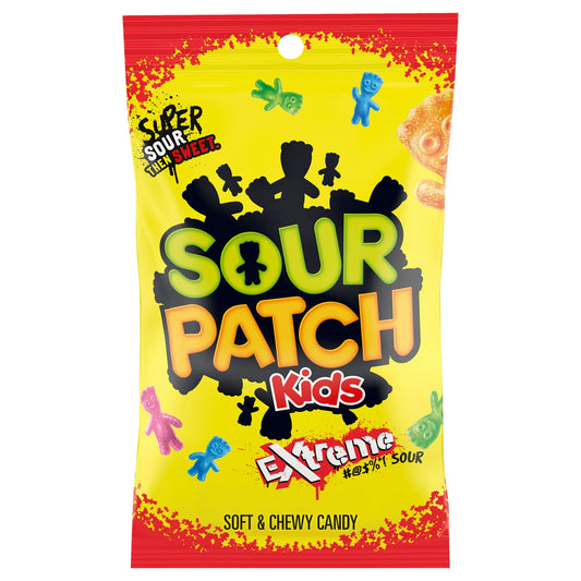 SOUR PATCH KIDS Extreme Sour Soft & Chewy Candy, 7.2 oz