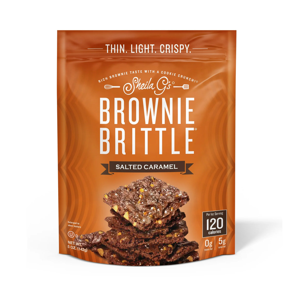 Sheila G's Salted Caramel Brownie Brittle, 5 Oz