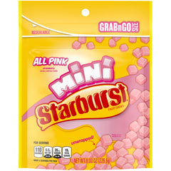 Starburst All Pink Minis Chewy Candy, 8 oz. Grab N Go Size Bag