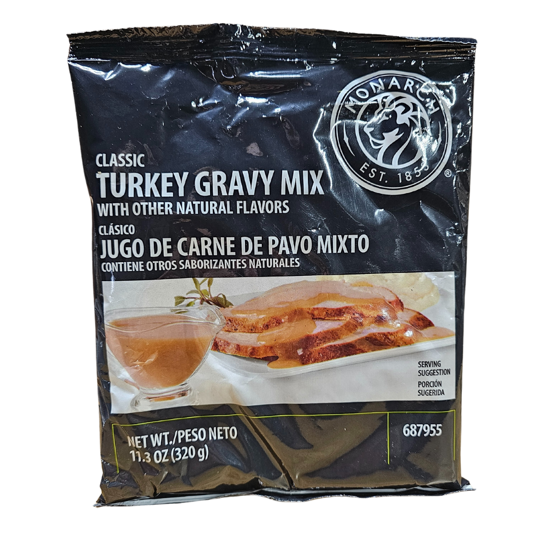 Bulk Classic Turkey Gravy Mix, 64 Servings, Monarch Dry Mix, 11.3 oz Bag