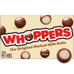 Whoppers Malted Milk Balls Candy, 5 oz Box